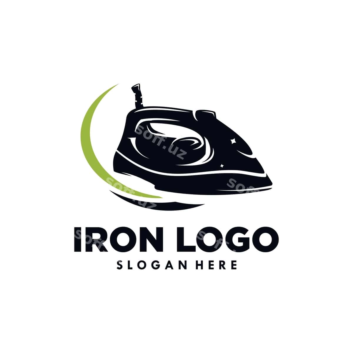 Temir logo dizayn shablon vektor | Iron logo design template vector 1