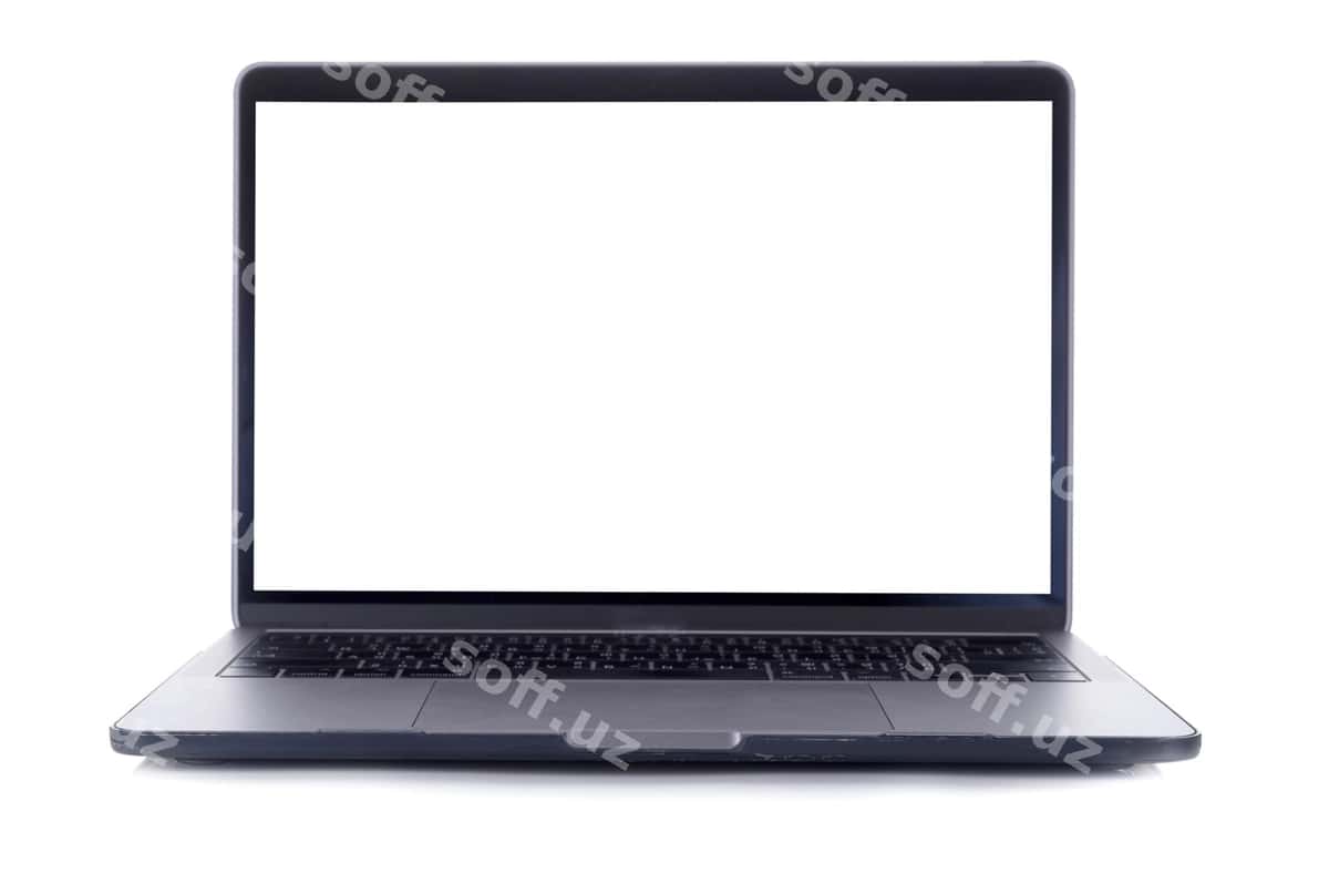 Ajraltirilgan noutbuk bo'sh joy bilan | Isolated laptop with empty space 1