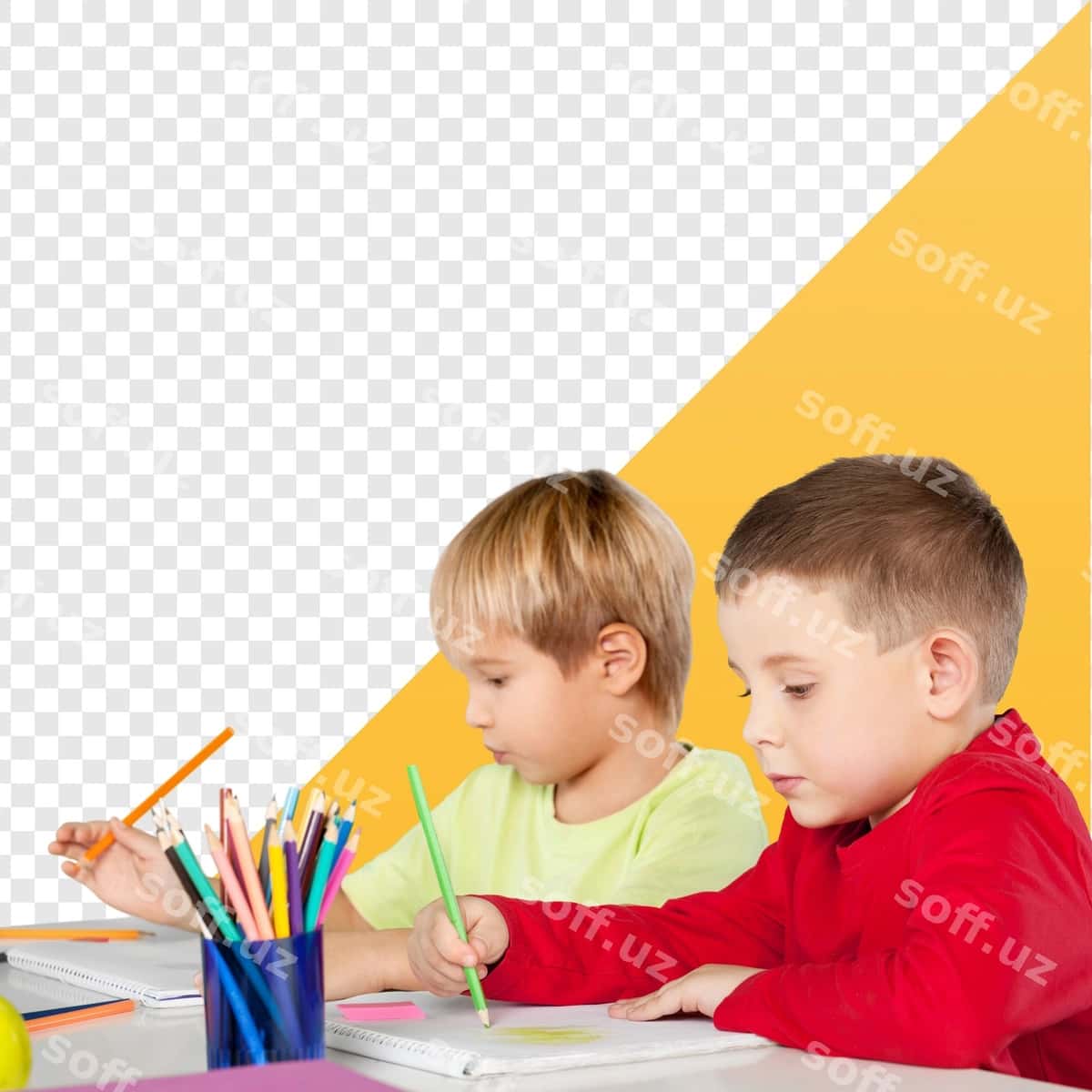 Bolalar birgalikda rasm chizishadi | Kids drawing together 1