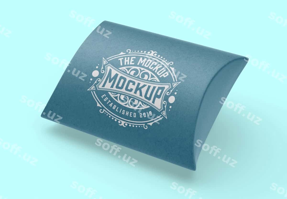 Kraft sovg'a qutisi mockup | Kraft gift box mockup 1
