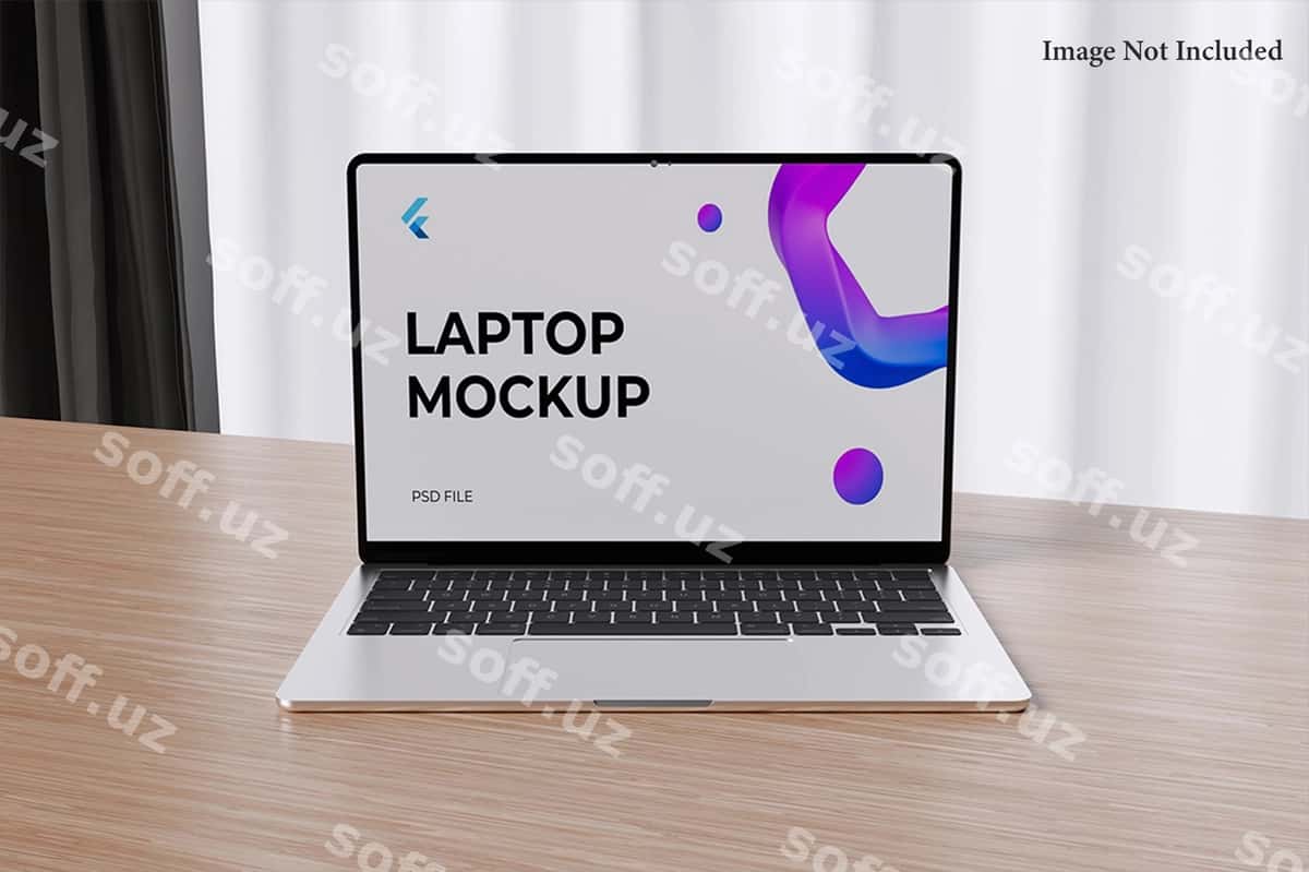 Noutbuk maketi | Laptop mockup 1