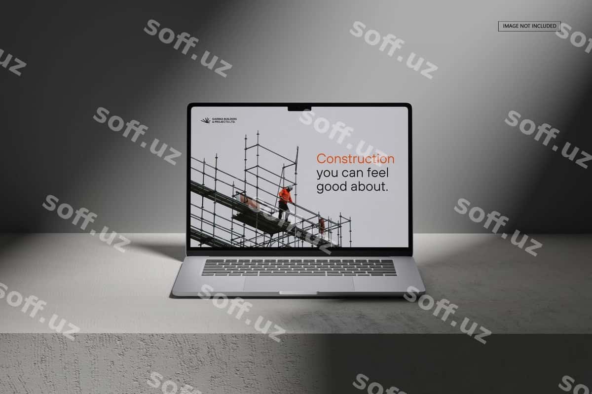 Noutbuk maketi | Laptop mockup 1