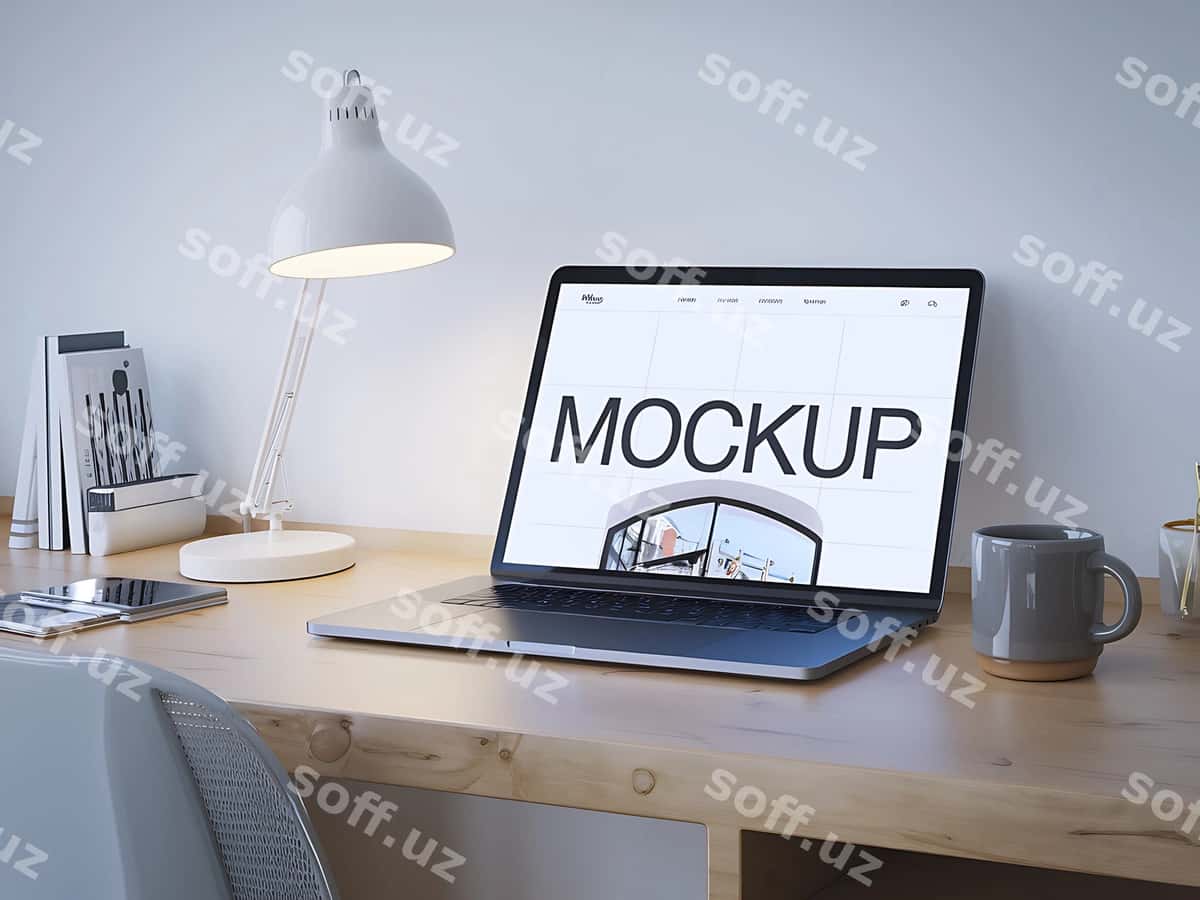 Noutbuk ekrani soxta | Laptop screen mock up 1