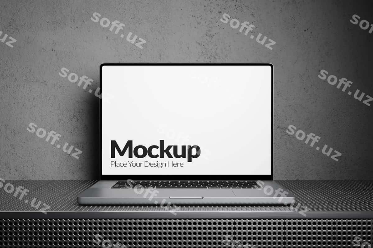 Noutbuk ekran modeli | Laptop screen mockup 1