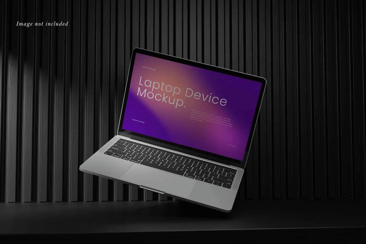 Noutbuk maketi | Laptop mockup 1