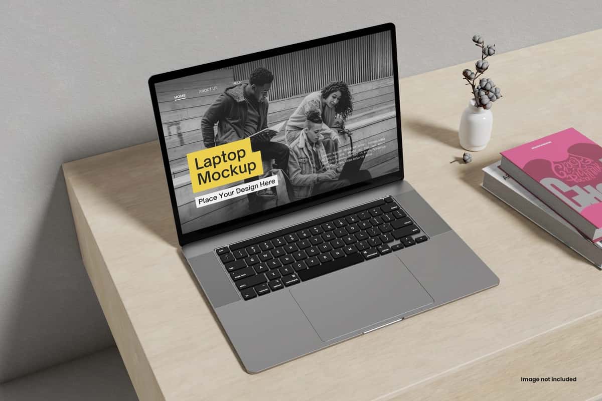 Noutbuk maketi | Laptop mockup 1