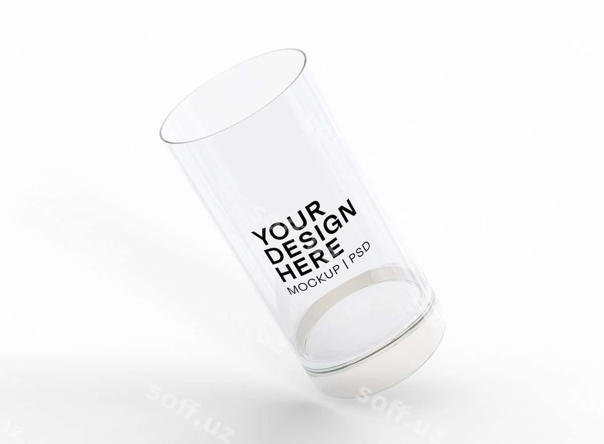 Katta shisha maketi | Large glass mockup 1