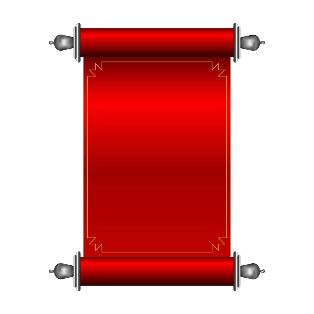 Qadimgi vektor tasviri | Ancient scroll vector illustration 1