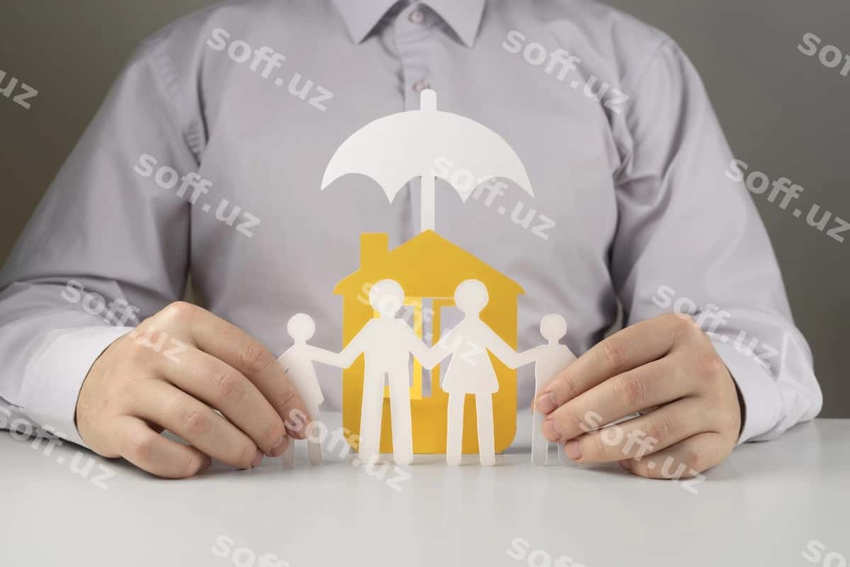 Hayot sug'urtasi konsepsiyasi detallangan ko'rinish | Life insurance concept close up 1