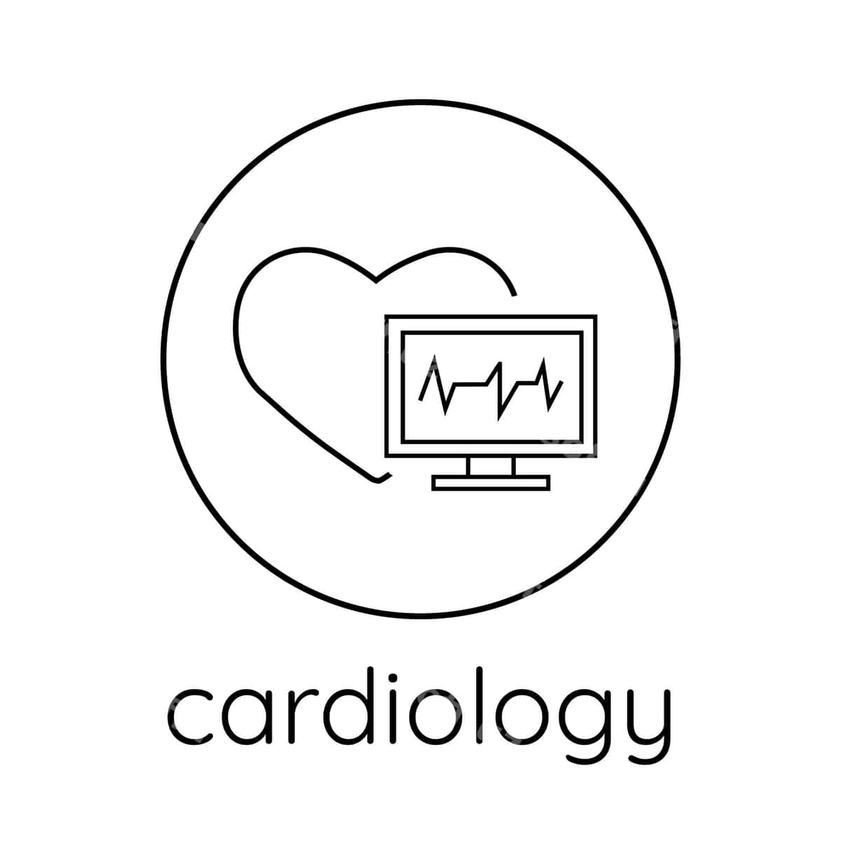 Chiziq ikon kardiologiyasi | Line icon cardiology 1