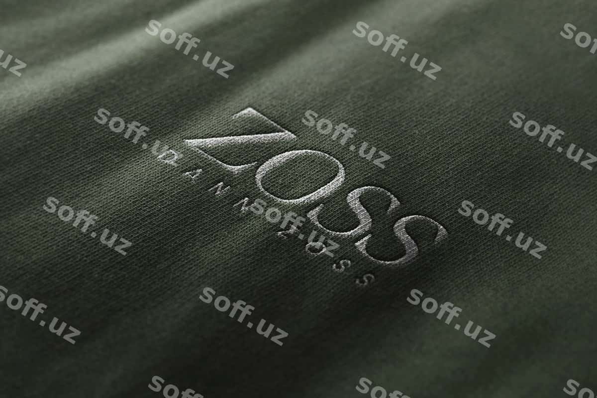 Logo namuna kiyim teksturli dastaklangan | Logo mockup clothing textured embroidered 1