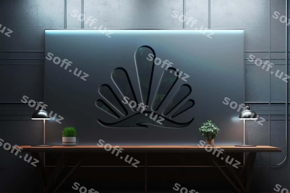 Logotip mockup dizayn PSD | Logo mockup design psd 1
