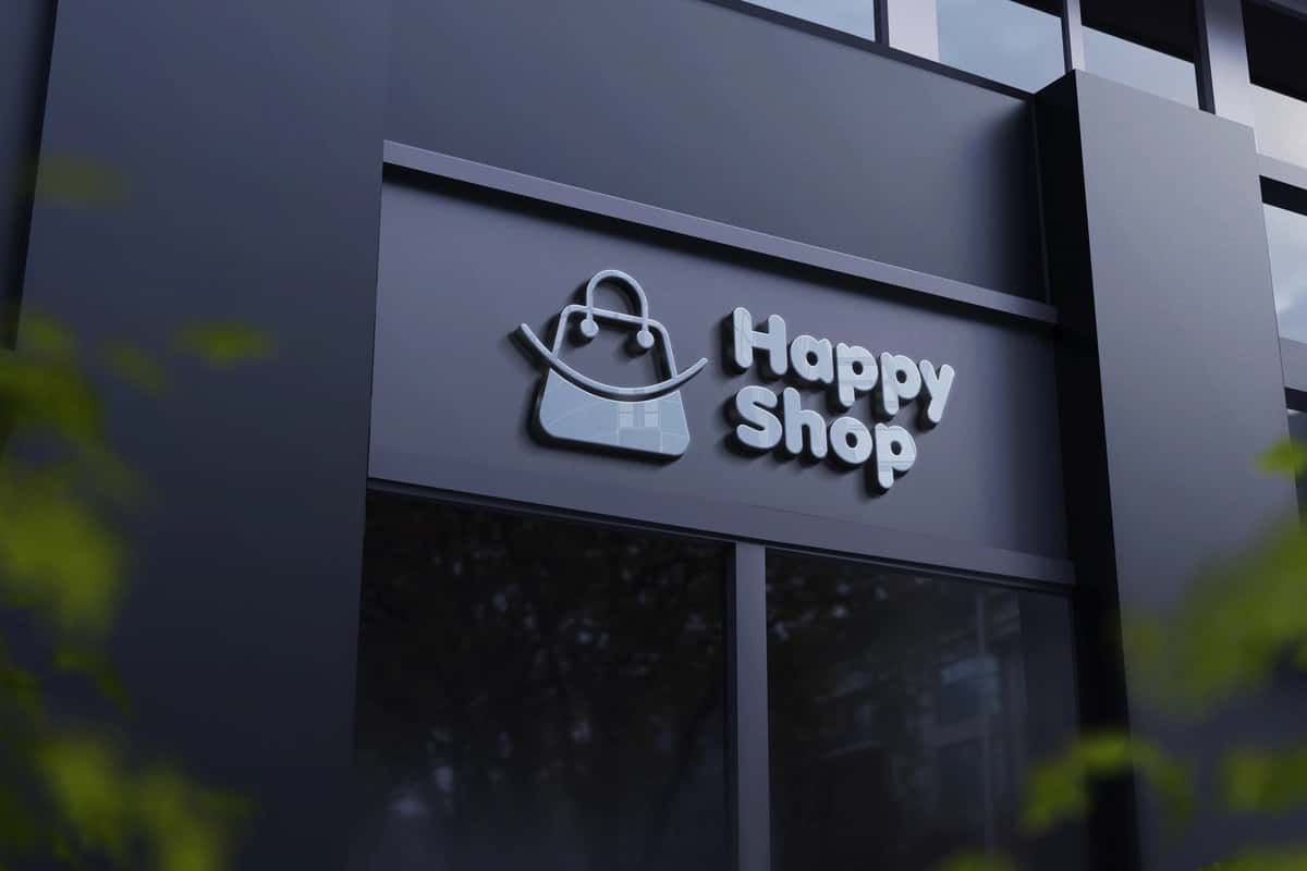 Kumush effektli logotip maketi | Logo mockup with silver effect 1