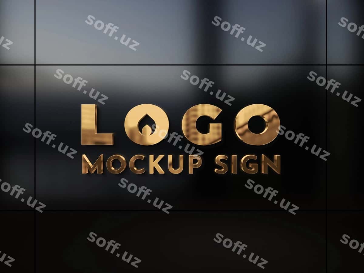 Hashmamat oltin logo dizayni | Luxurious golden logo design 1
