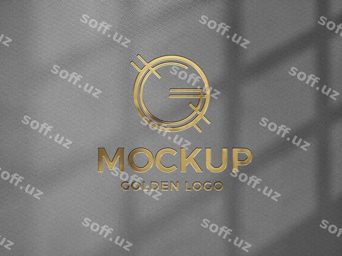 Boyvoron oltin logo dizayni | Luxurious golden logo design 1