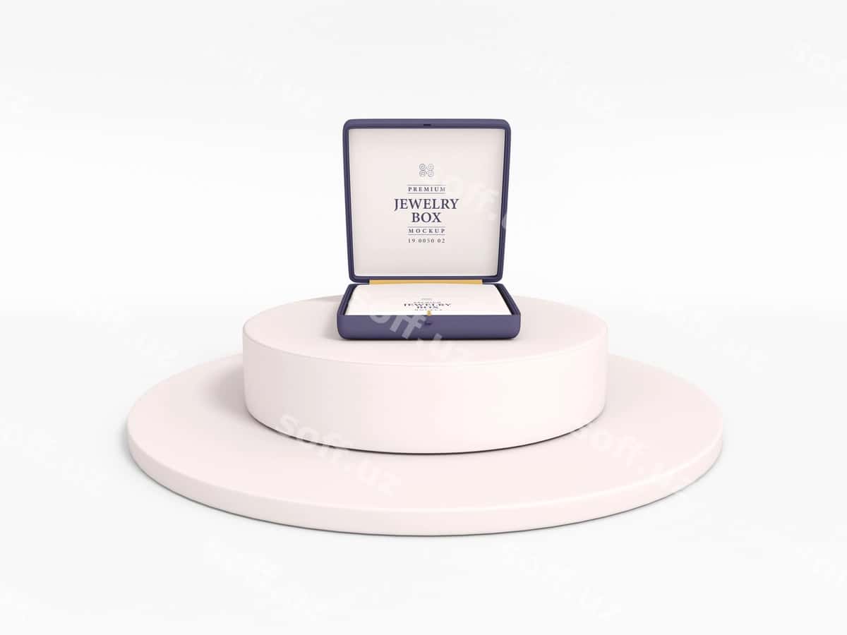 Boylik ziravor qutisi namunasi | Luxurious jewelry box mockup 1