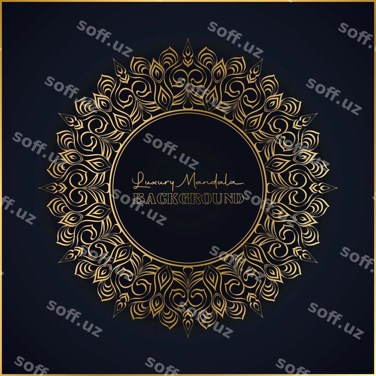 Hashmli mandala orqa fon dizayni | Luxury mandala background design 1