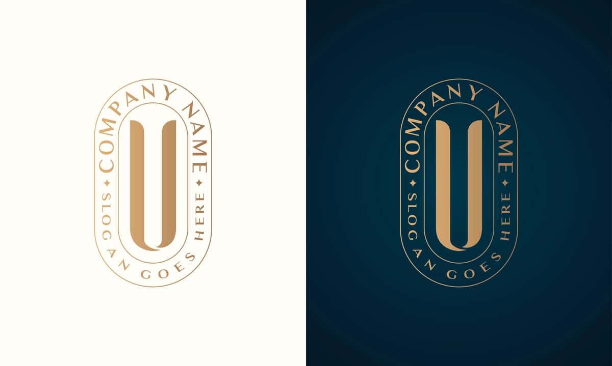 Mavhum premium hashamatli korporativ identifikatsiya oqlangan v harfi logotipi | Abstract premium luxury corporate identity elegant letter v logo 1