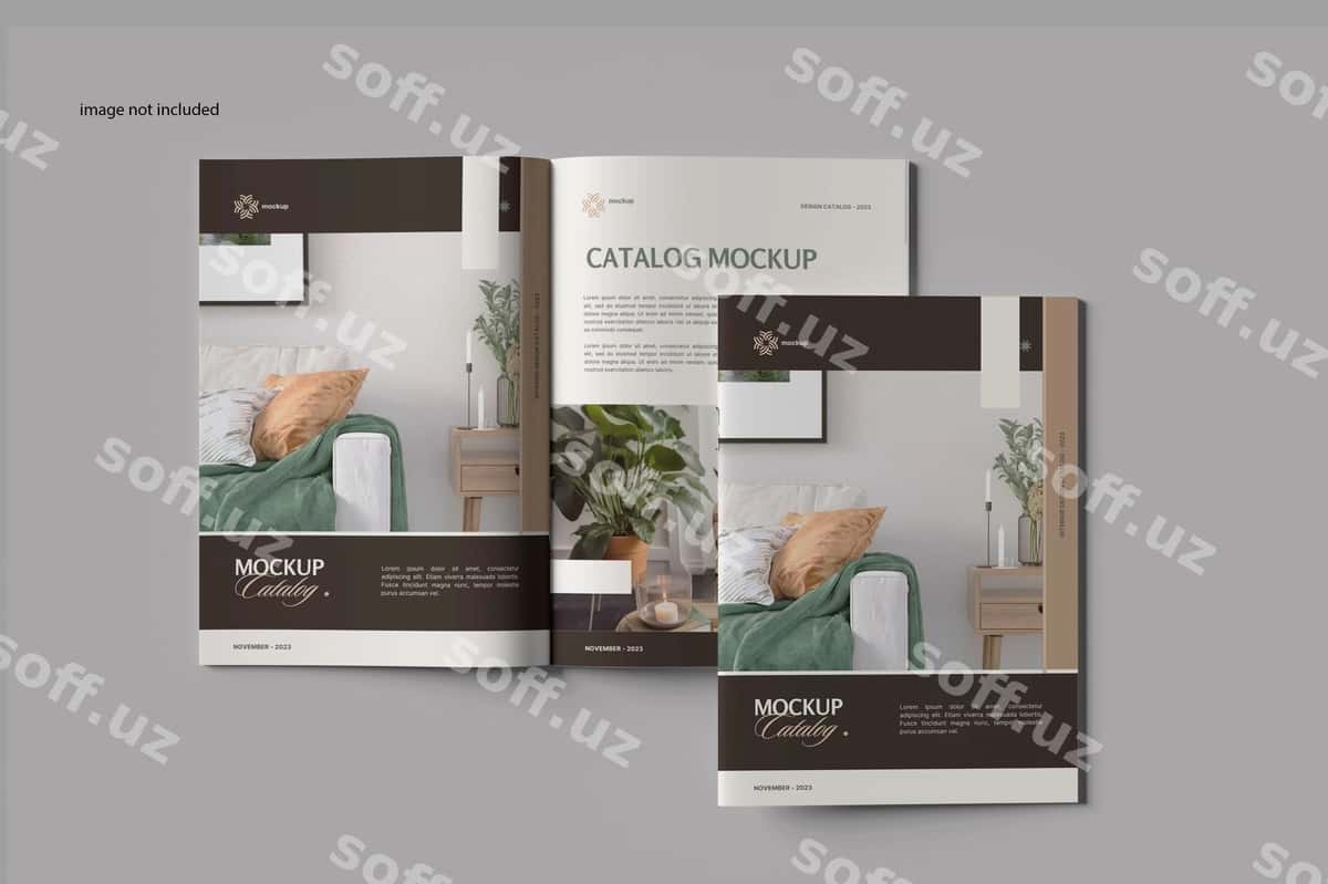 Magazin a4 namunasi | Magazine a4 mockup 1