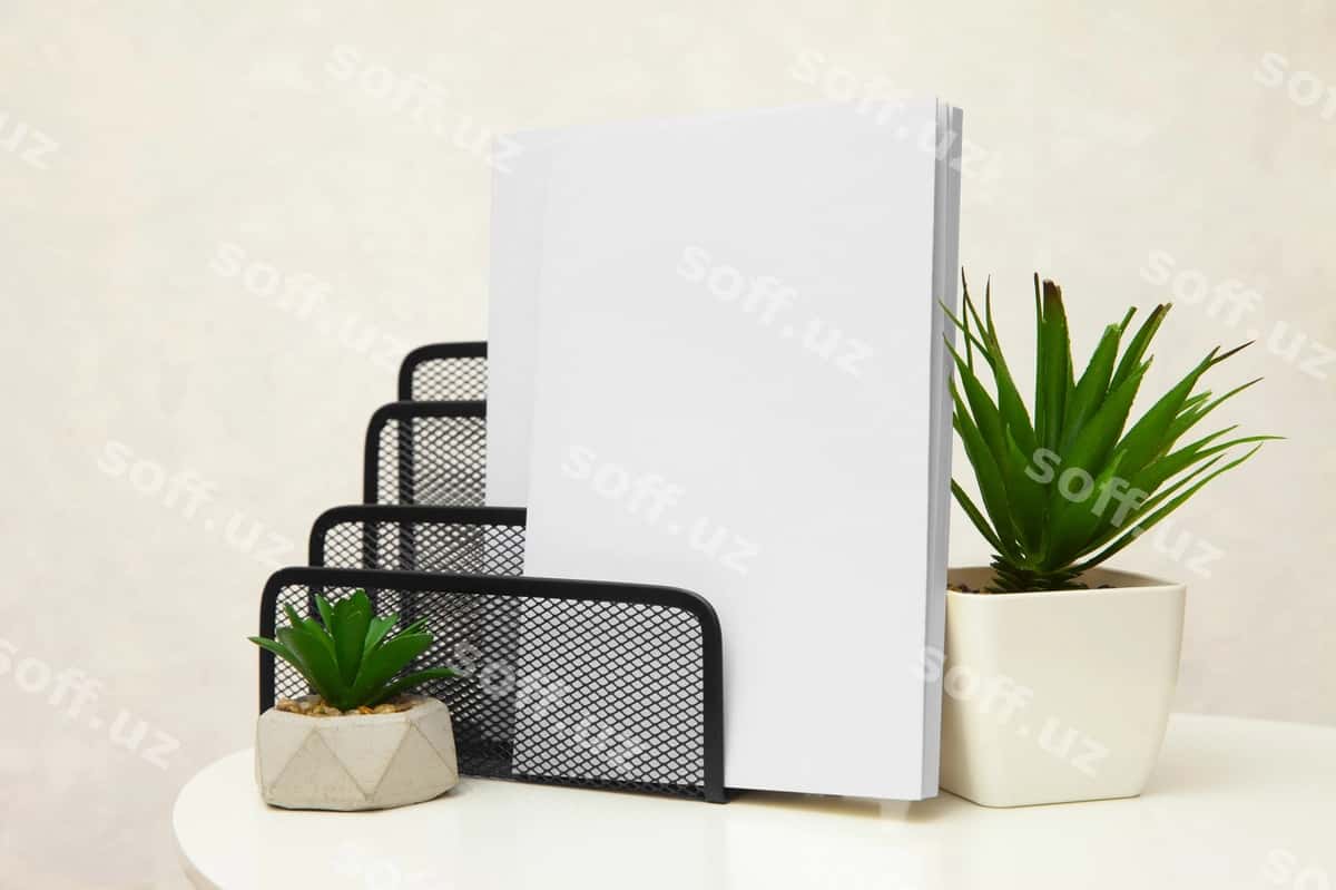 Jurnál tutqich maketi | Magazine holder mockup 1