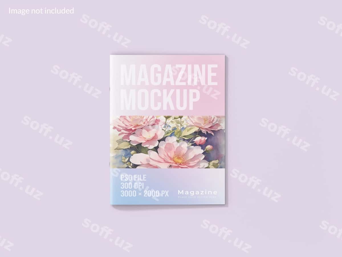 Magazin namunasi | Magazine mockup 1