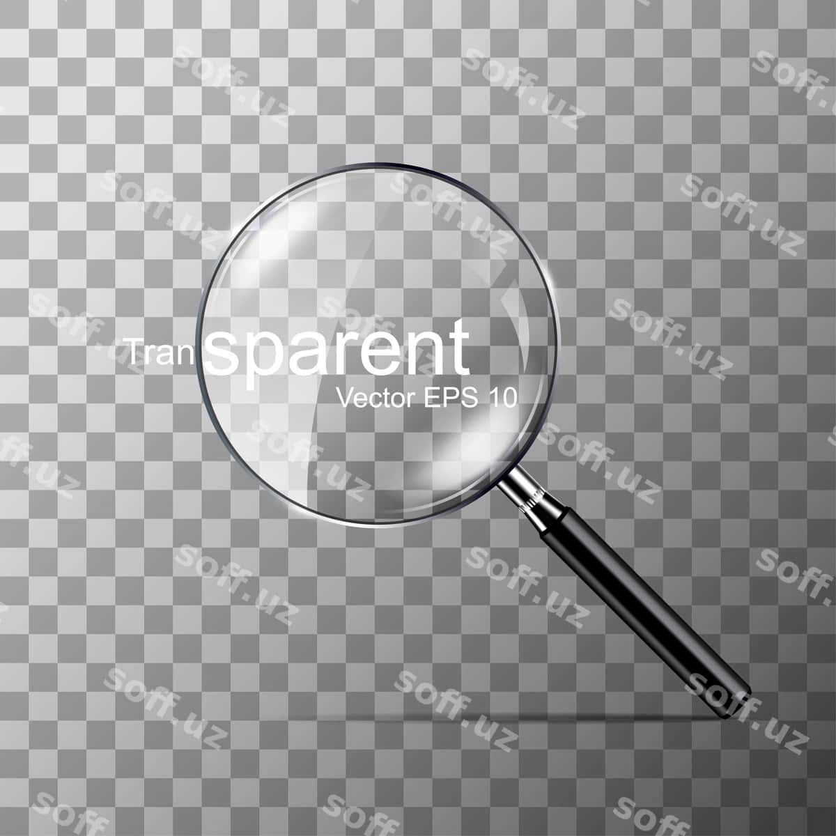 Kattalashtiruvchi oyna shaffof | Magnifying glass transparent 1