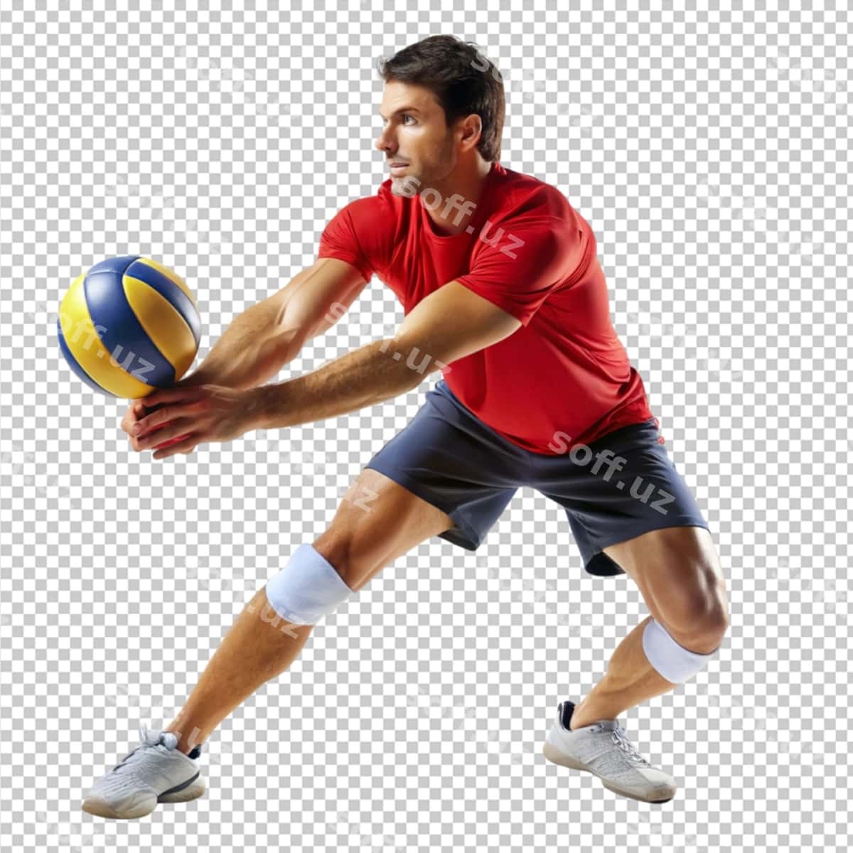 Voleybol o'ynayotgan odam | Man playing volleyball 1