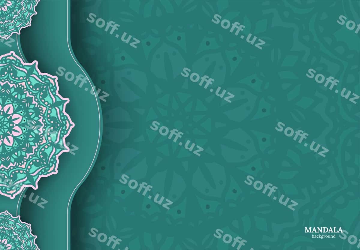 Mandala illustratsiyasi | Mandala illustration 1