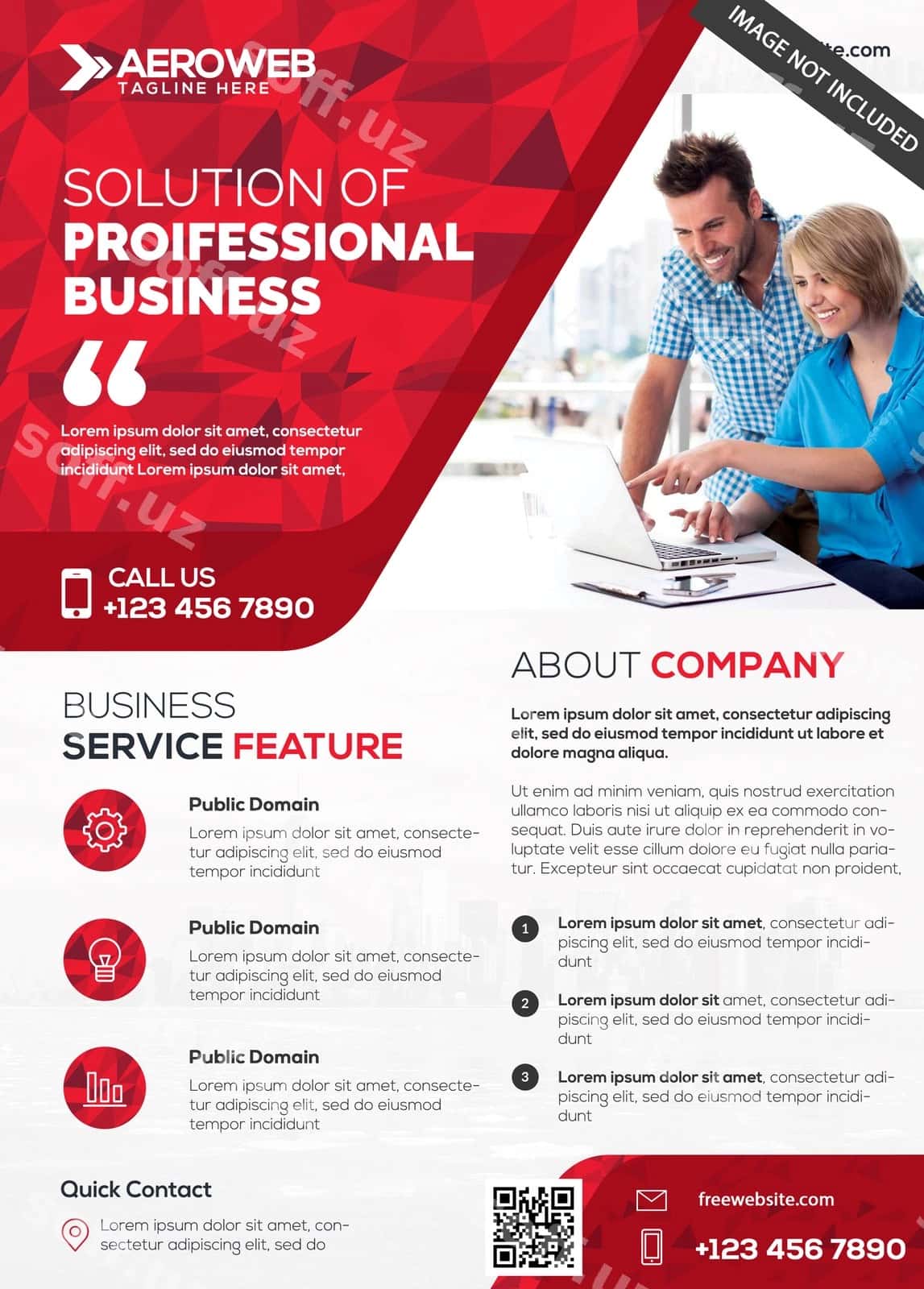 Marketing agentligi flyeri | Marketing agency flyer 1