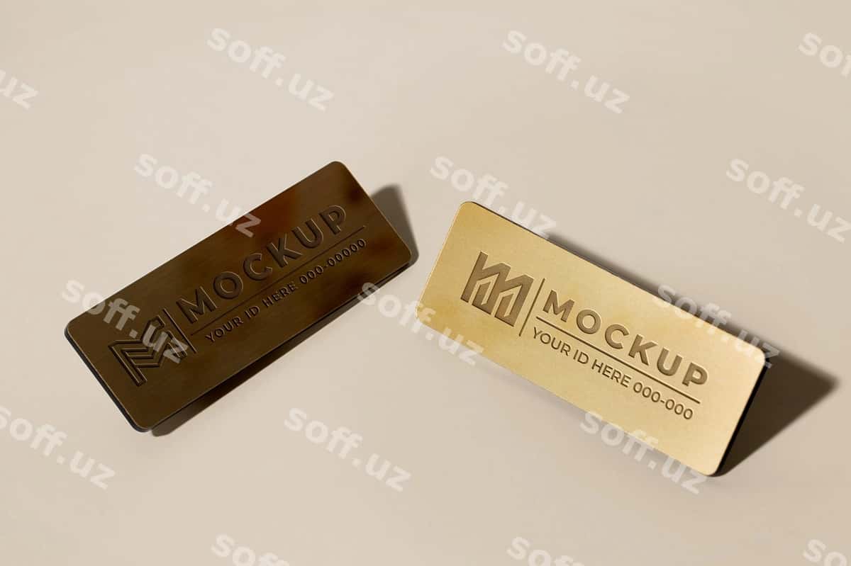 Metalik identifikatsiya pin biznes ID | Metallic identification pin business id 1