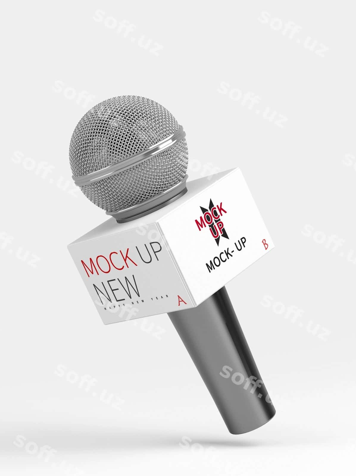 Mikrofon maketi | Microphone mockup 1