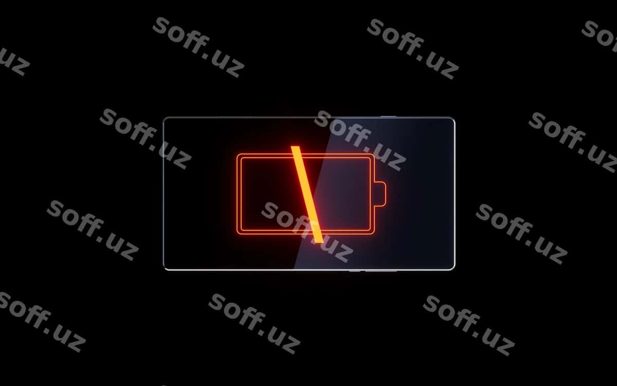 Mobil telefon batareyasi 3d renderlash | Mobile phone battery 3d rendering 1