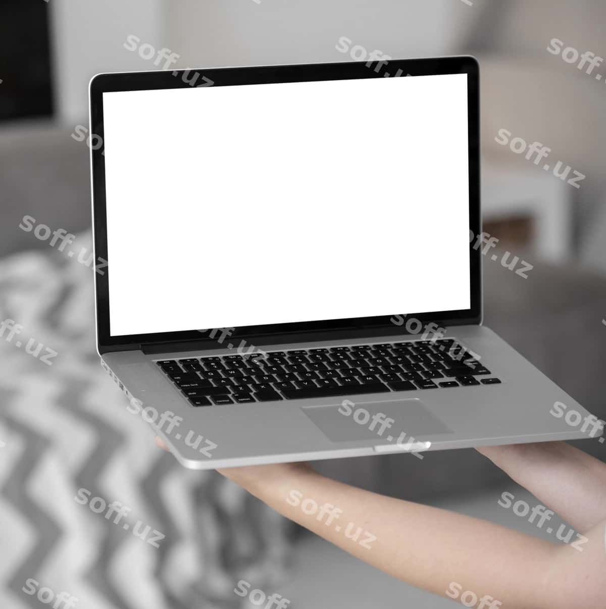 Laptop uy xonasining namunasi | Mock up laptop bedroom 1