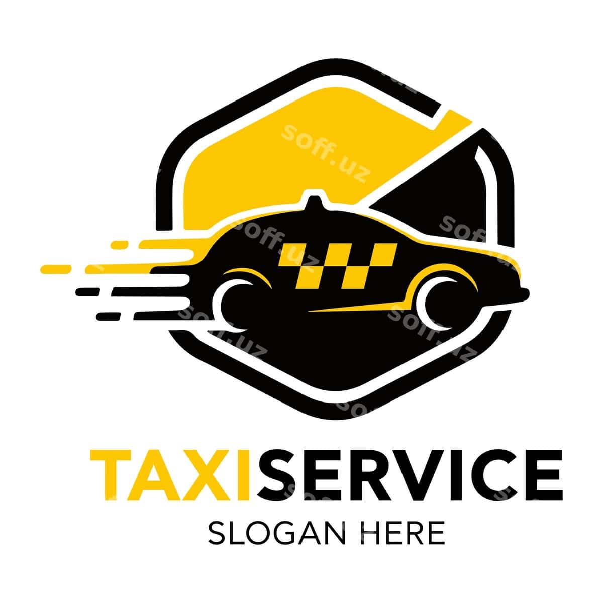 Zamonaviy taksi logotipi dizayni | Modern taxi logo design 1