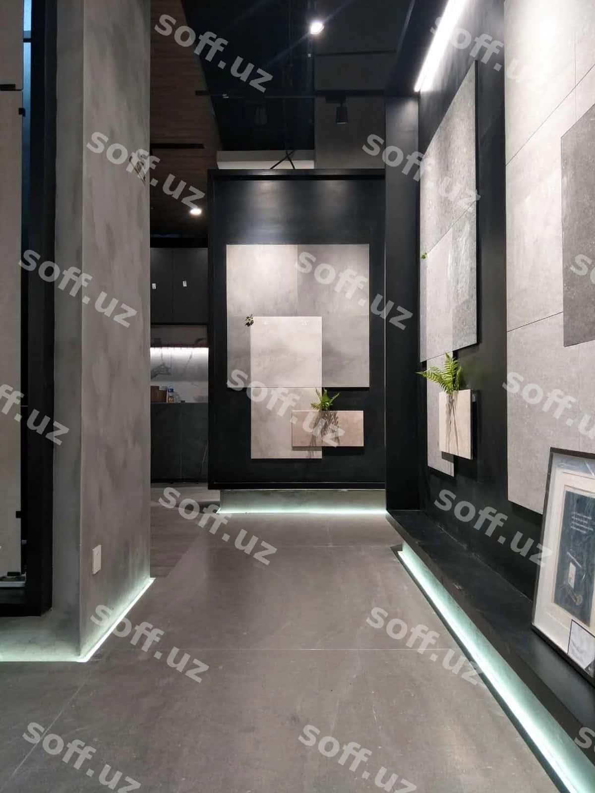 Zamonaviy plitka showroom ichki dekoratsiyasi | Modern tile showroom interior 1
