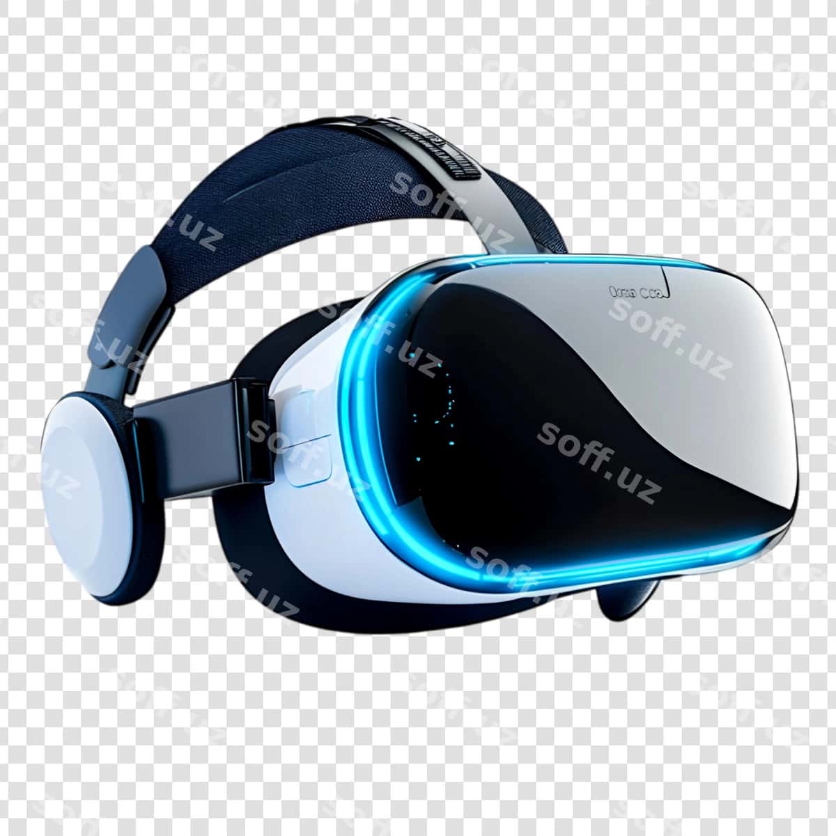 Zamonaviy vr garnitura shaffof fon | Modern vr headset transparent background 1