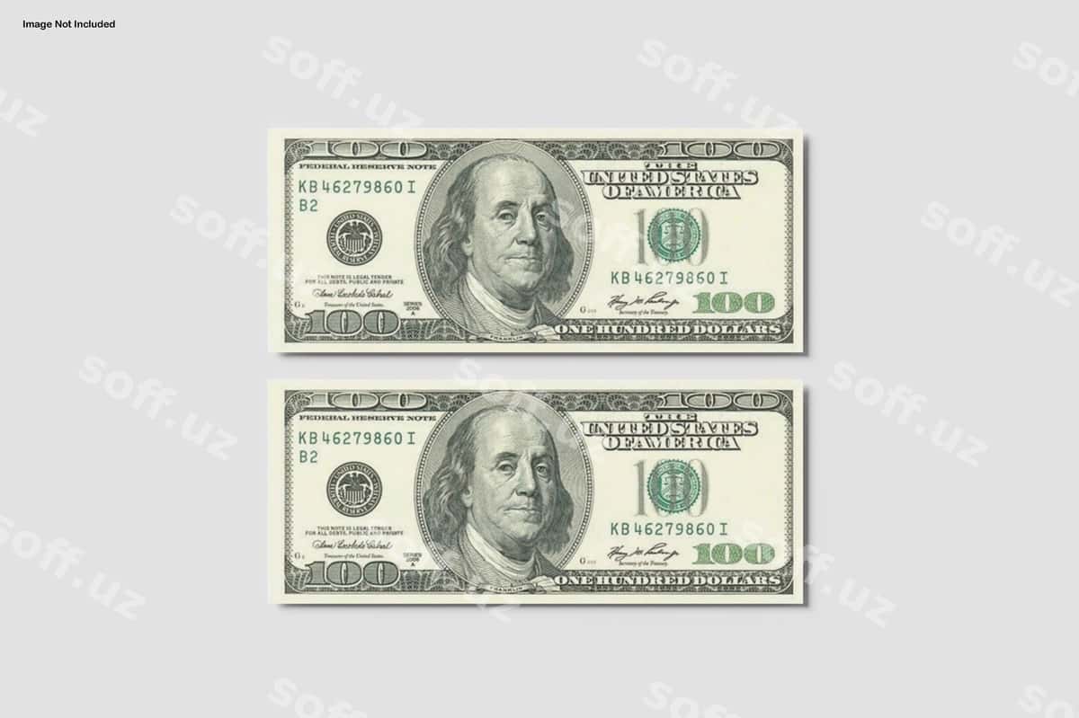 Naqd pul maketi | Money cash mockup 1