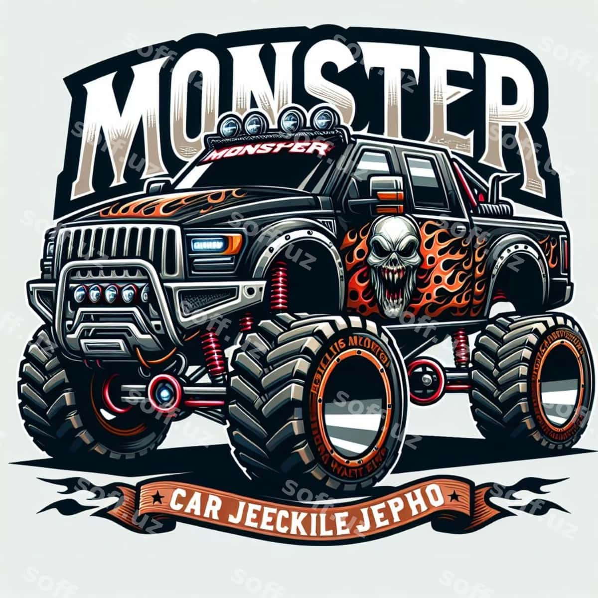 Monster truck dizayni | Monster truck design 1