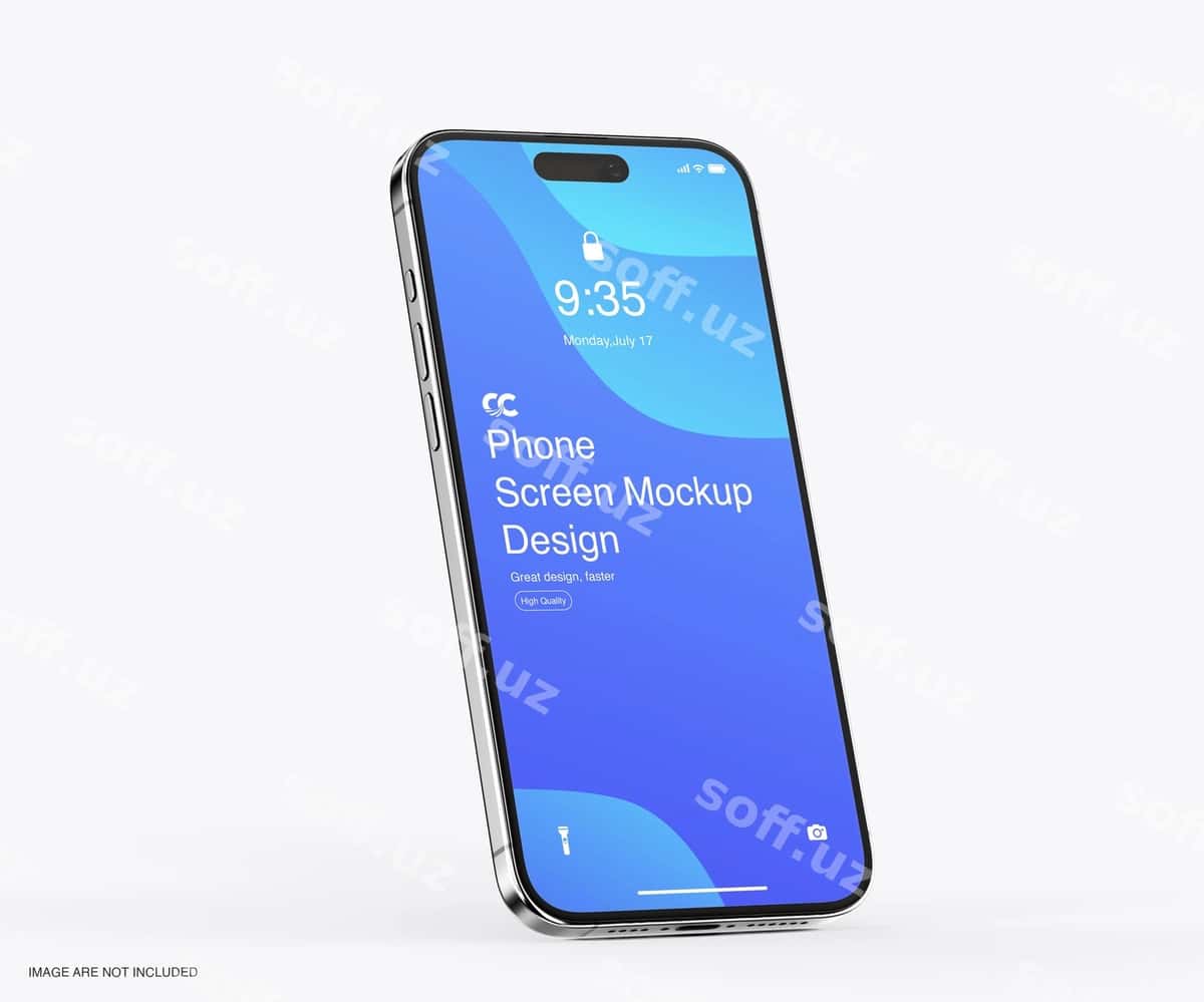 Yangi smartfon modeli | New smartphone mockup 1