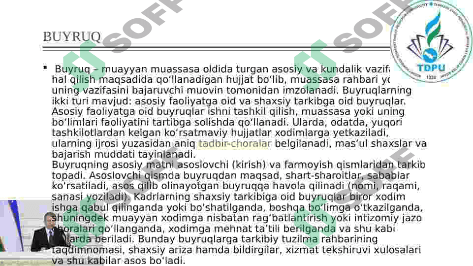 Farmoyish hujjatlari 4