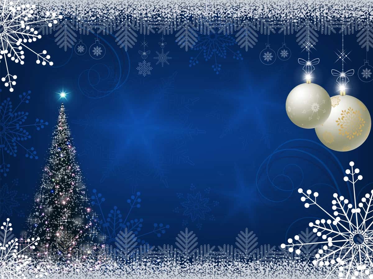 Yaltiroq Rojdestvo daraxti bilan ko'k Rojdestvo dizayni | Christmas blue design with shiny christmas tree 1