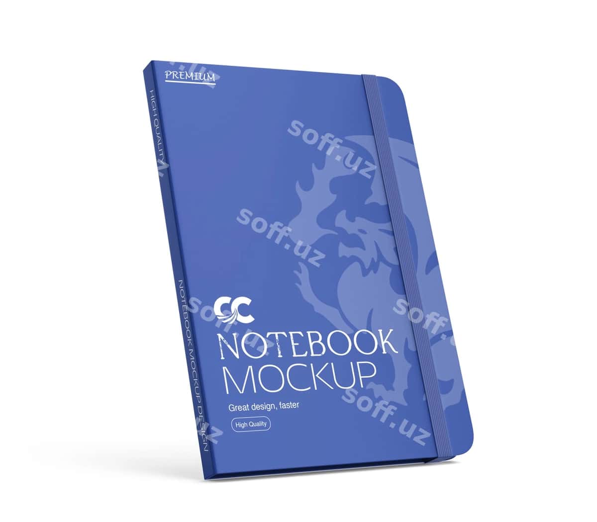 Bloknot namuna dizayni | Notebook mockup design 1