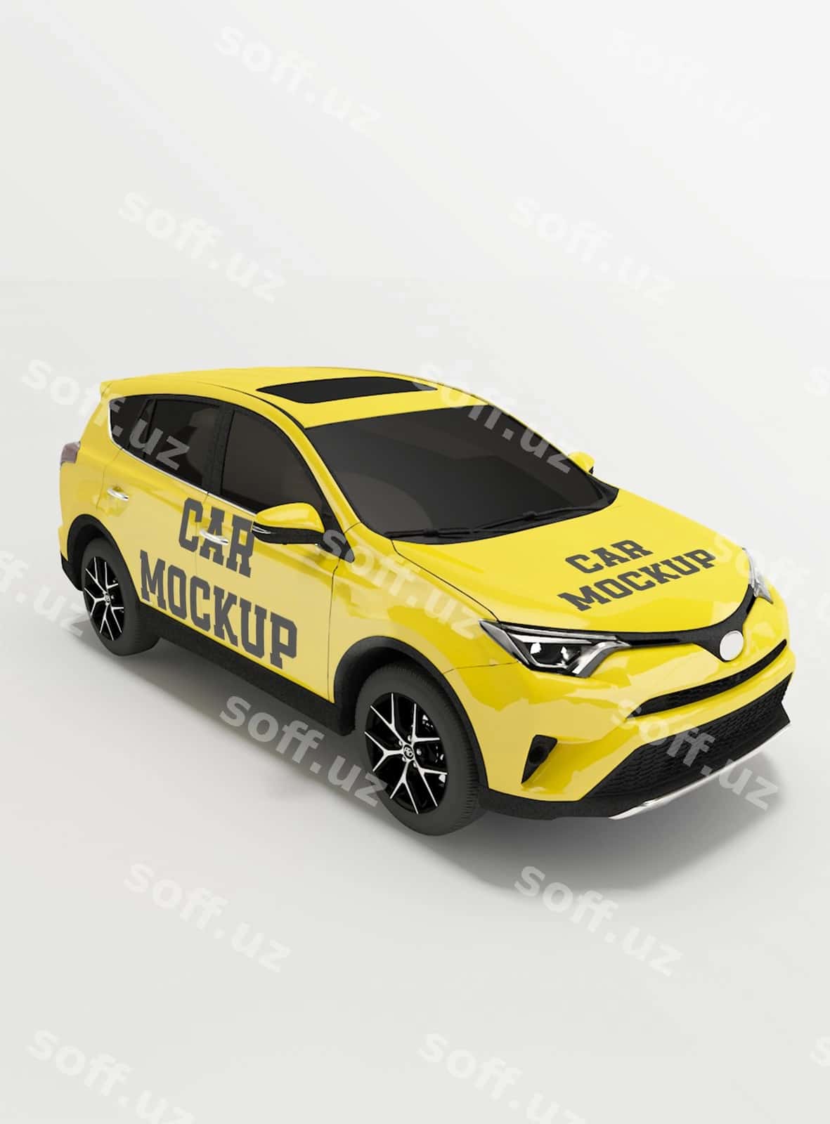 Offroad mashina namuna dizayni | Offroad car mockup design 1