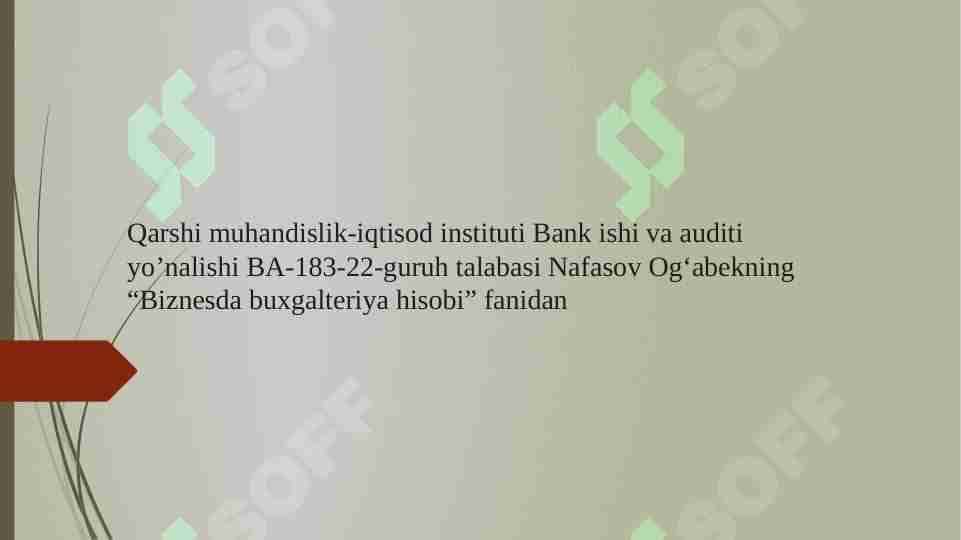 Manfatdor tomonlar o'rtasidagi ziddiyat