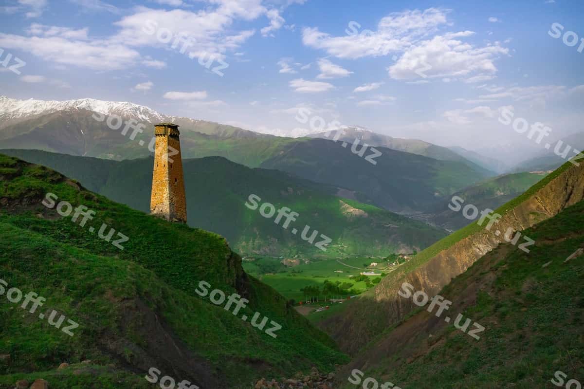 Eski qadimiy tarixiy chechenlar minoralari | Old ancient historical towers chechens 1
