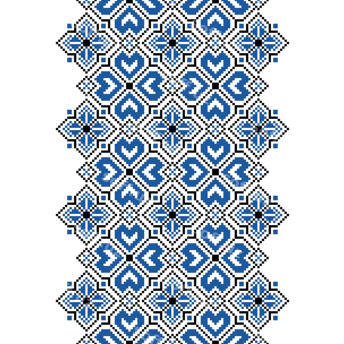 Naqsh gurmoqli dallar | Ornament cross stitch 1