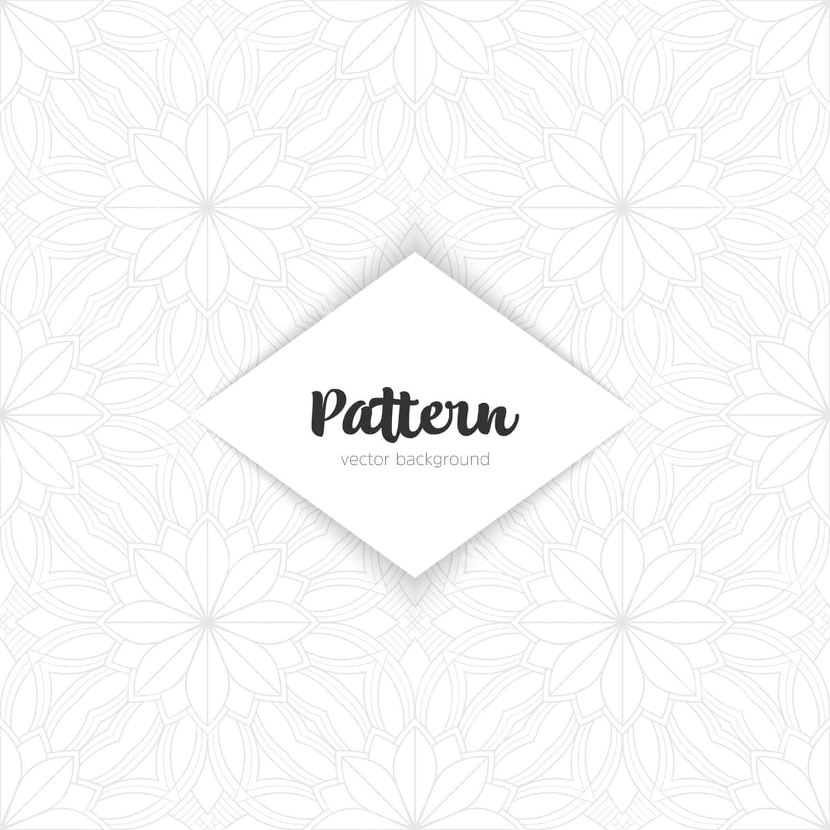 Dekorativ gulli chegarasiz naqsh | Ornamental floral seamless pattern 1