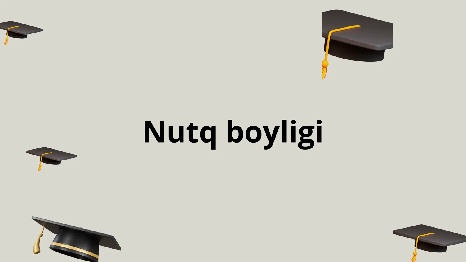 Nutq boyligi 1