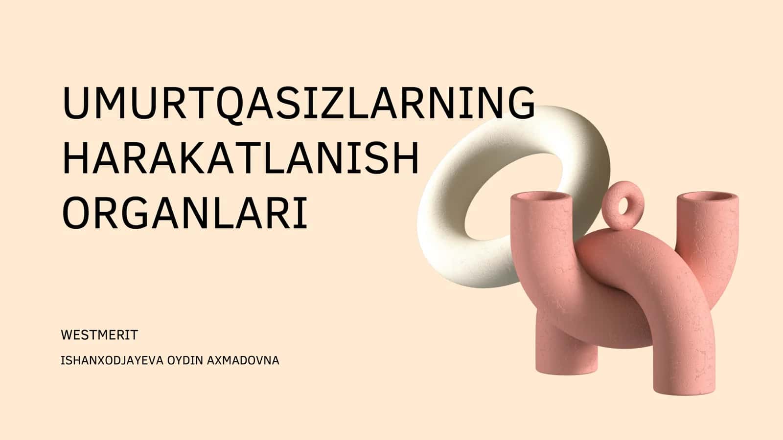 UMURTQASIZLARNING HARAKATLANISH ORGANLARI 1