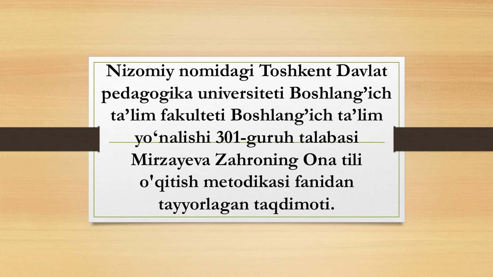So’z turkumlarini o'rganishda hosil qilinadigan orfografik bilimlar 1